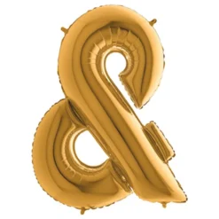 Bogstavballon Guld Metallic