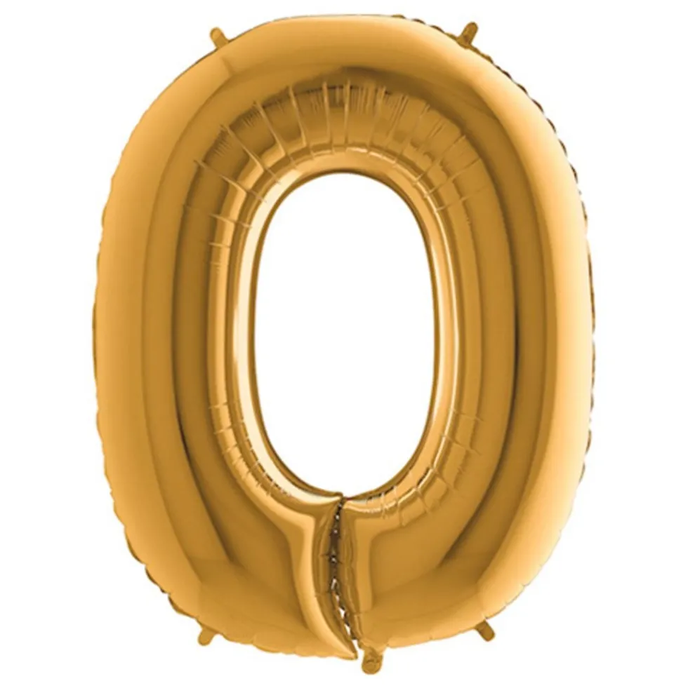 Bogstavballon Guld Metallic