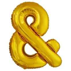 Bogstavballon Guld Metallic