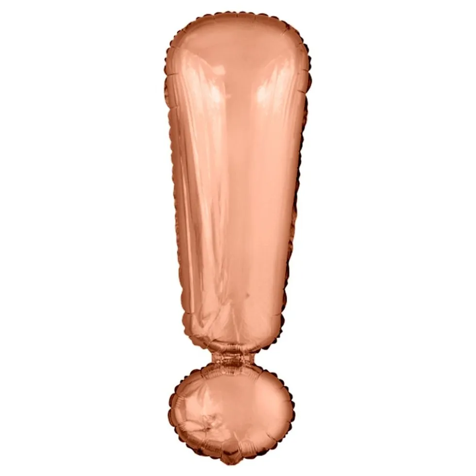 Bogstavballon Roséguld Metallic