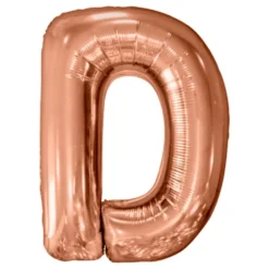 Bogstavballon Roséguld Metallic