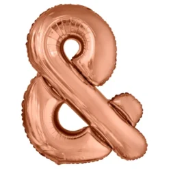 Bogstavballon Roséguld Metallic