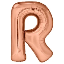 Bogstavballon Roséguld Metallic