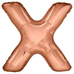 Bogstavballon Roséguld Metallic