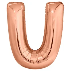 Bogstavballon Roséguld Metallic