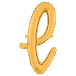 Bogstavballon Script Guld