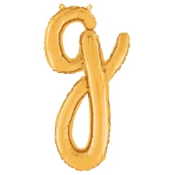 Bogstavballon Script Guld