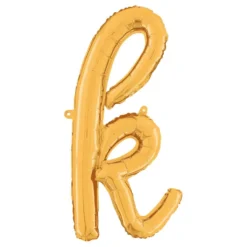 Bogstavballon Script Guld