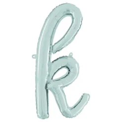 Bogstavballon Script Sølv