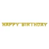 Bogstavguirlande Happy Birthday Guld