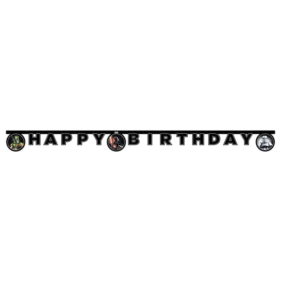 Bogstavguirlande Happy Birthday Star Wars