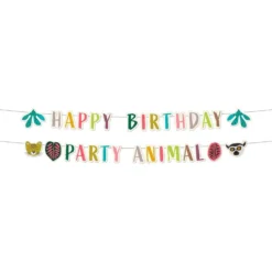 Bogstavguirlande Happy Birthday Zoo Party