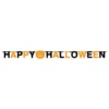 Bogstavguirlande Happy Halloween Sort/Orange