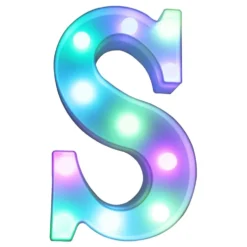 Bogstav med LED-Belysning RGB