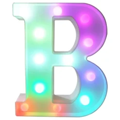 Bogstav med LED-Belysning RGB