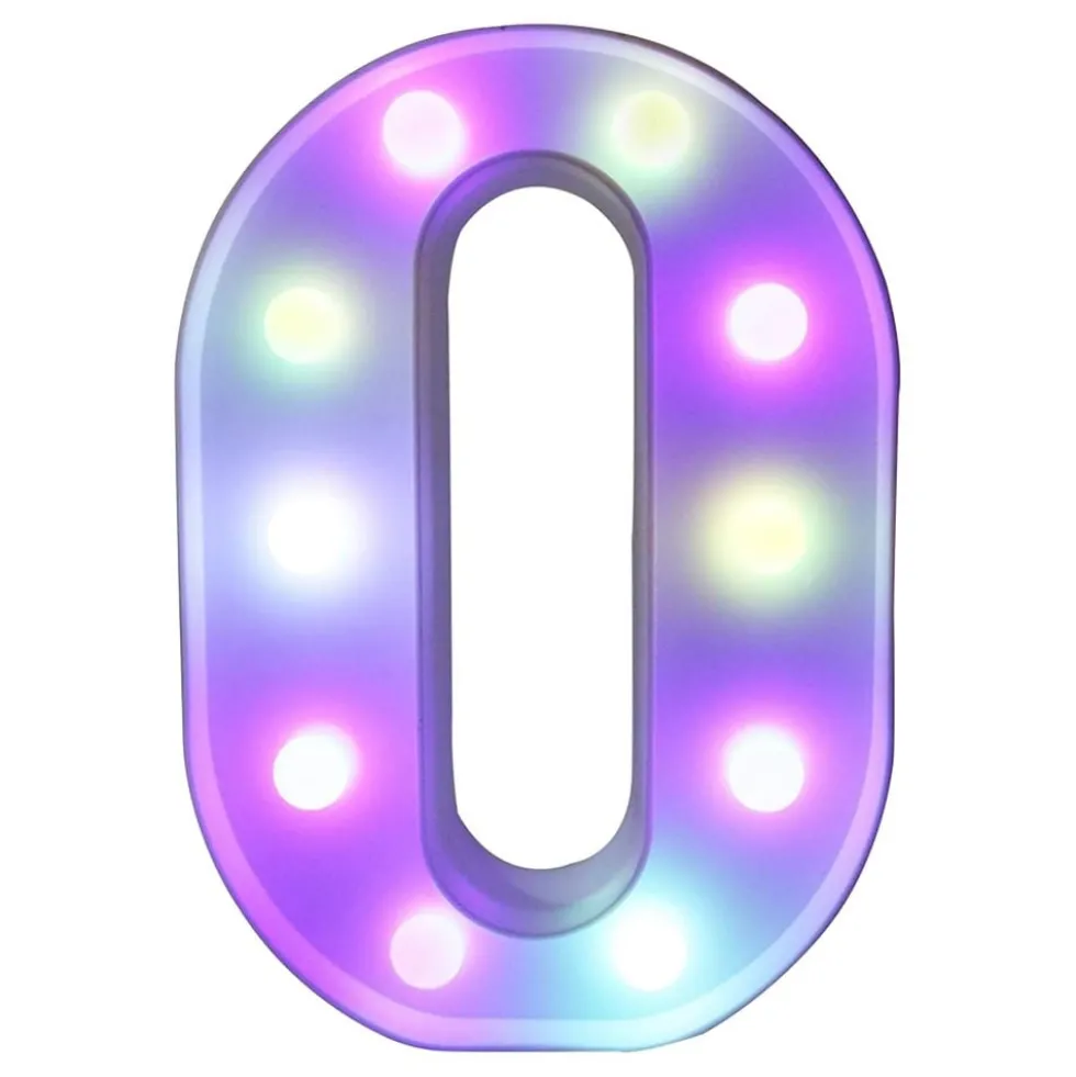 Bogstav med LED-Belysning RGB