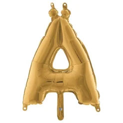 Bogstavsballon Mini Guld