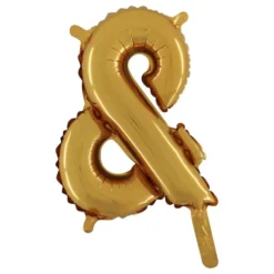 Bogstavsballon Mini Guld