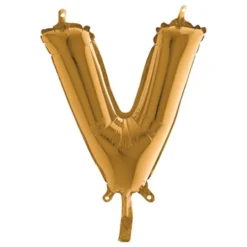 Bogstavsballon Mini Guld