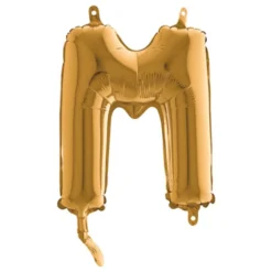 Bogstavsballon Mini Guld