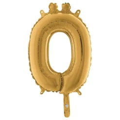 Bogstavsballon Mini Guld