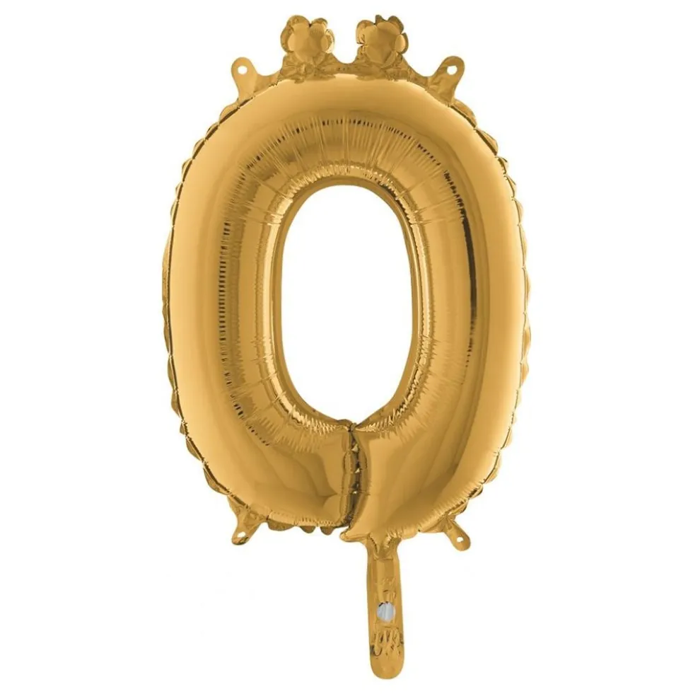 Bogstavsballon Mini Guld