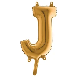 Bogstavsballon Mini Guld