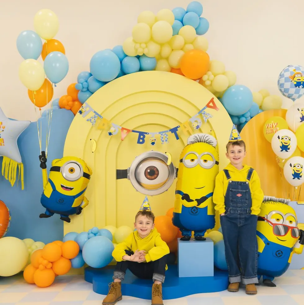 Bogstavsguirlande Happy Birthday Minions
