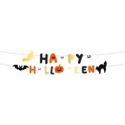 Bogstavsguirlande Happy Halloween