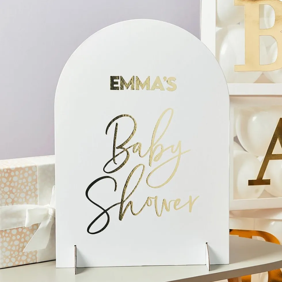 Bogstavskilt Baby Shower