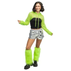 Bolero Fishnet UV Neongrøn