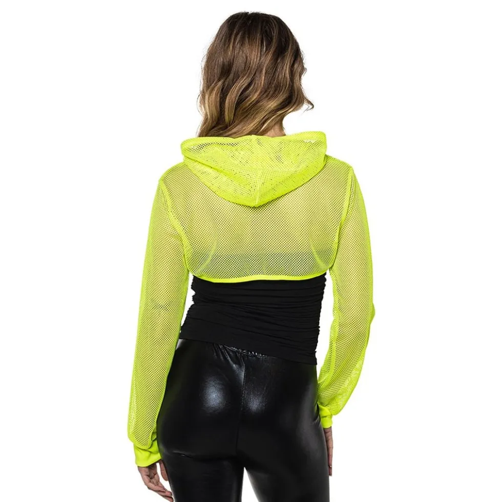 Bolero Fishnet UV Neongul