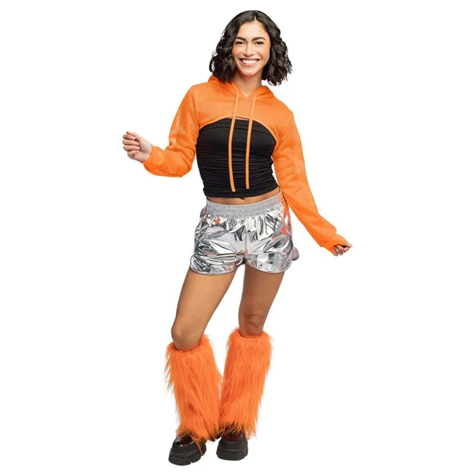 Bolero Fishnet UV Neonorange