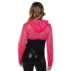Bolero Fishnet UV Neonpink