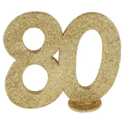 Borddekoration 80 Glitter Guld