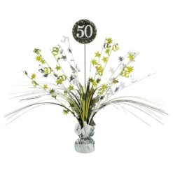 Borddekoration 50 Guld/Sølv Glitter