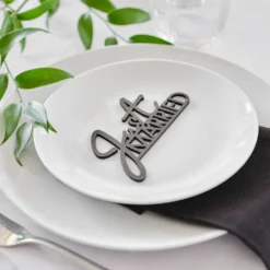 Borddekoration Just Married Sort