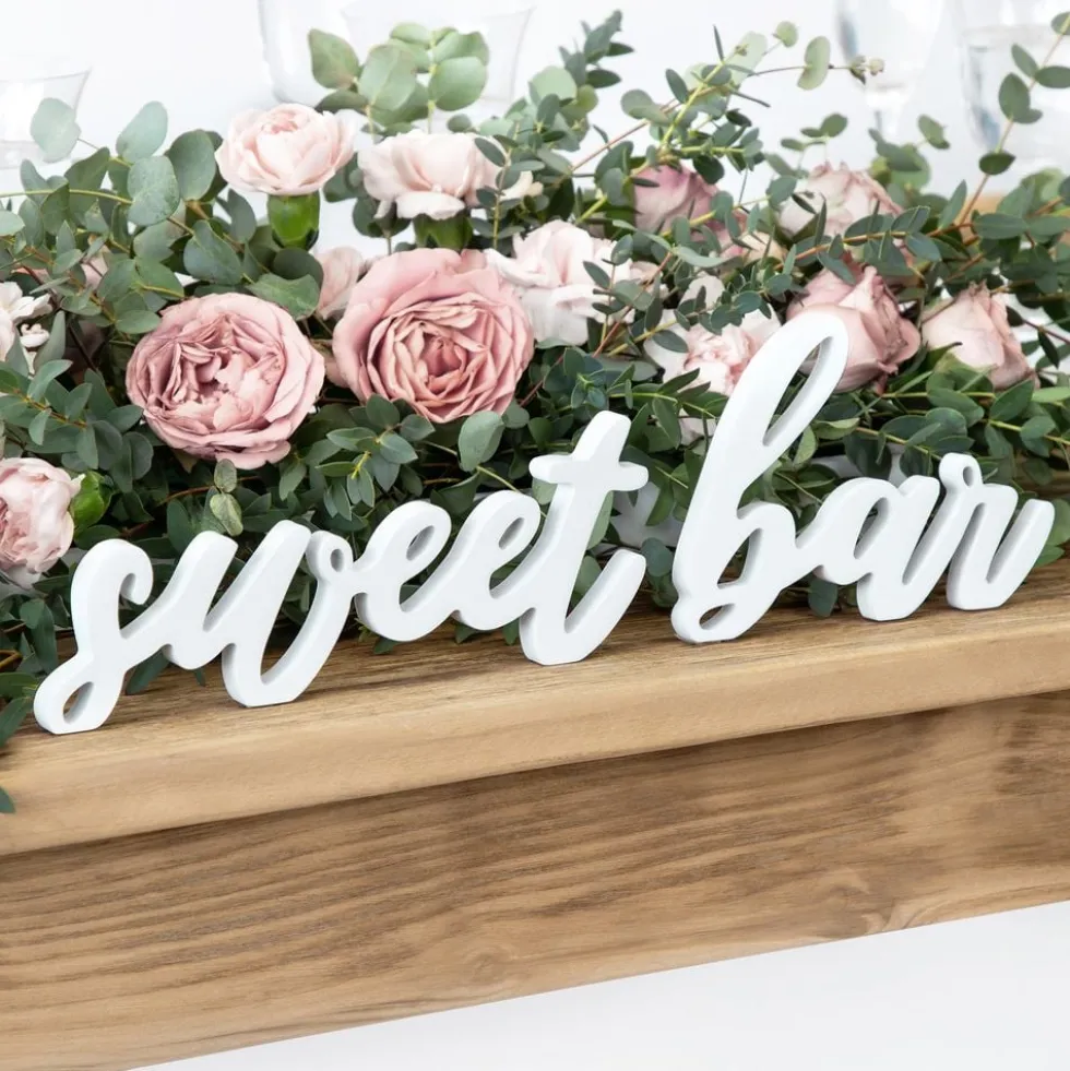 Borddekoration Sweet Bar Hvid