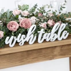 Borddekoration Wish Table Hvid