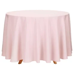 Borddug i Stof Rund Dusty Pink