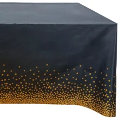 Borddug Sort med Guldstjerner