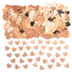 Bordkonfetti Hjerter Roséguld