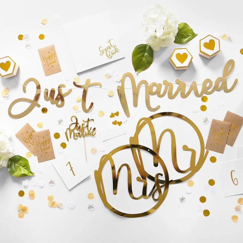 Bordkonfetti Just Married