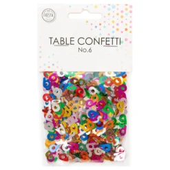 Bordkonfetti Tal Multifarvet Metallic
