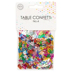 Bordkonfetti Tal Multifarvet Metallic