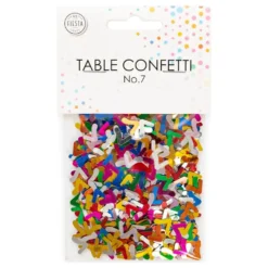 Bordkonfetti Tal Multifarvet Metallic
