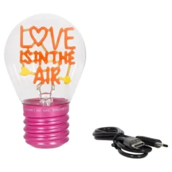 Bordlampe i glødepæreform Love is in the air