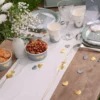 Bordløber Hjerte Hvid/Guld