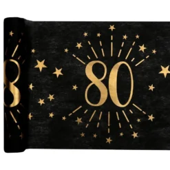 Bordløber Sparkling 80 Sort/Guld