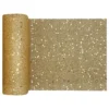 Bordløber Tyk Guld Glitter